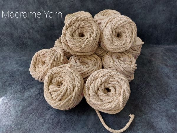 100% Cotton Woven Rope Macrame Yarn (3mm)